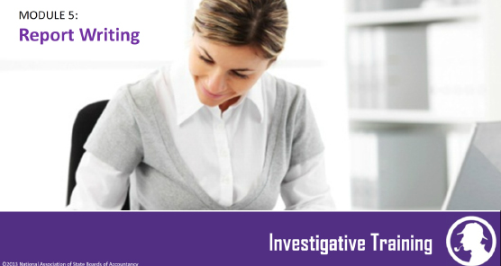 Report Writing Module Report Writing Image